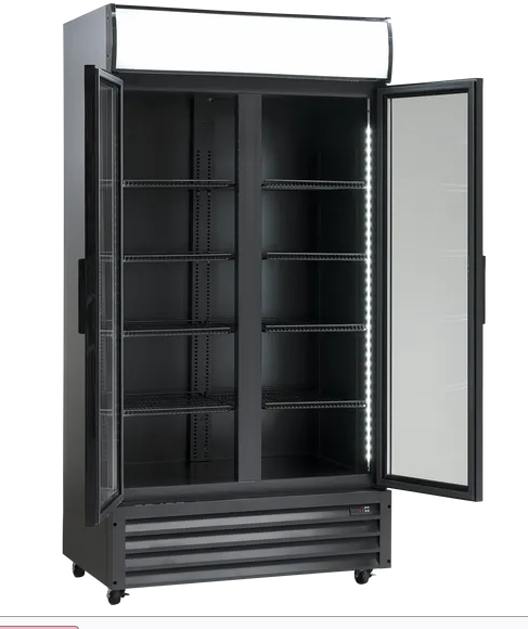 ScanDomestic SD 802 BHE Displaykabinet til køleskab 660 L Fritstående D ScanDomestic SD 802 BHE Displaykabinet til køleskab 660 L Fritstående D